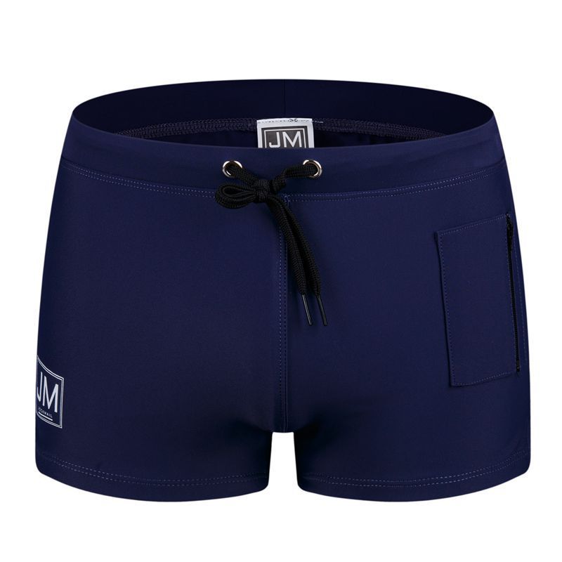 Low Waist Front Pocket Plus Size Hot Spring Swimming Men's Boxers