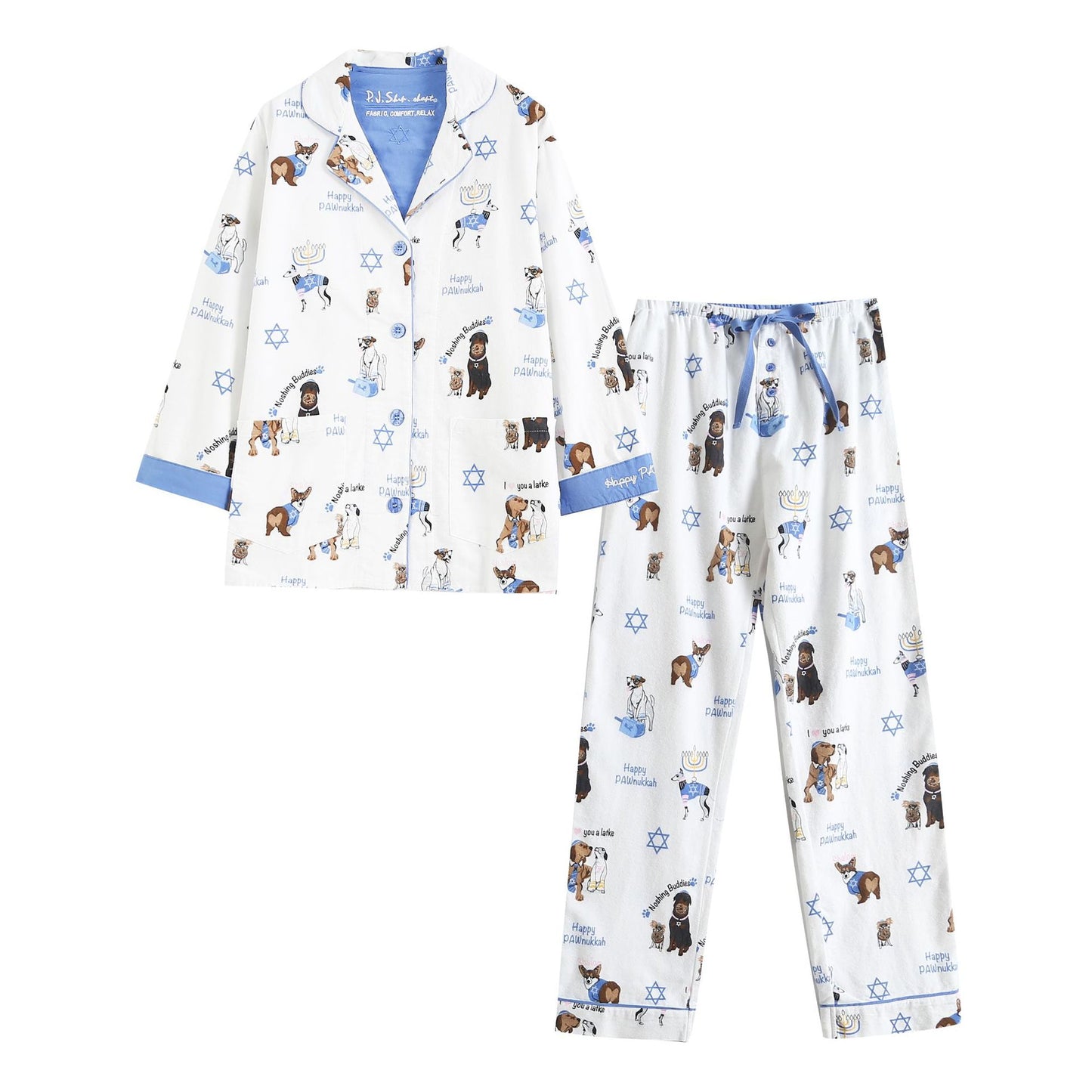 Women's Chic Cotton Brushed Pajamas Homewear