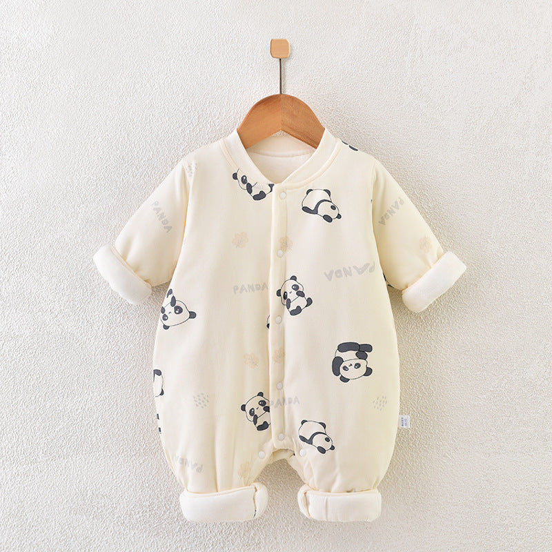 Baby Jumpsuit Warmth Retention Material Winter Clothes
