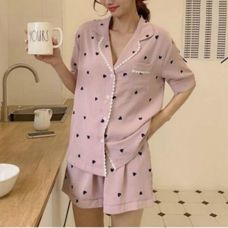 Women's Fashion Homewear Sweet Pajama Set