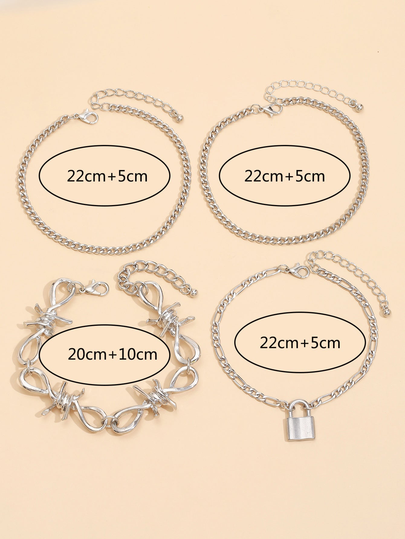 Sweet Commuter Student Anklet Pure Color Women's Jewelry