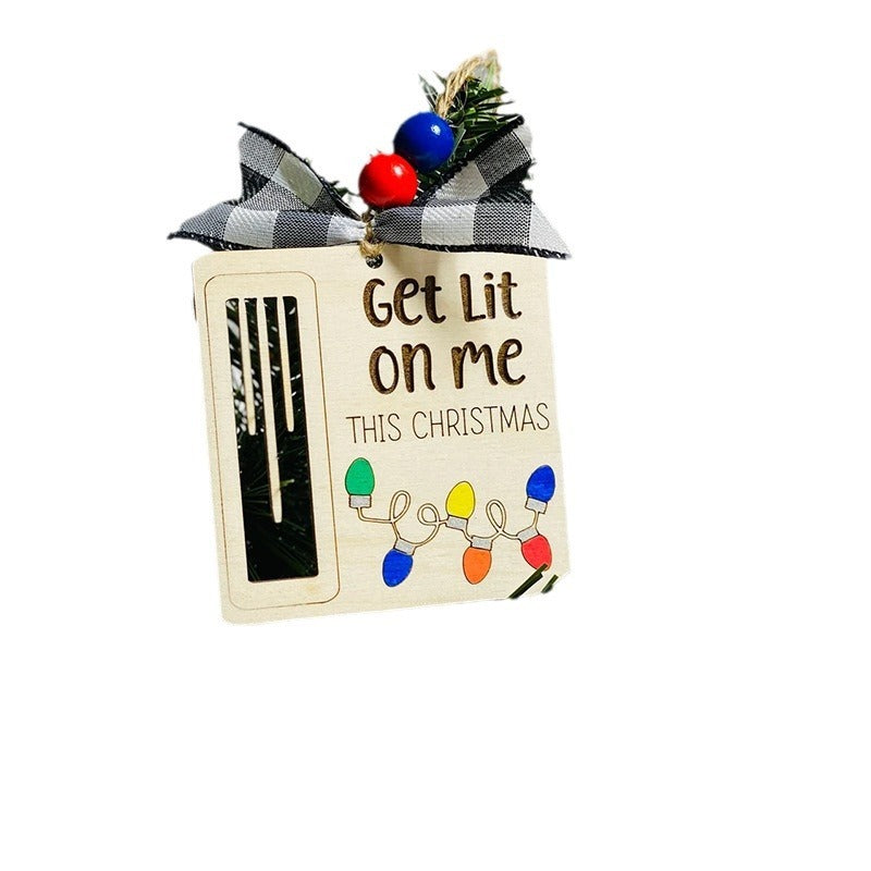 Christmas Wooden Wallet Gift