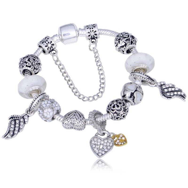 Crystal beaded bracelet