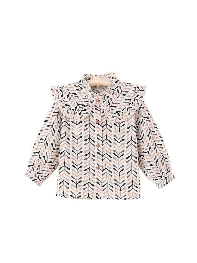 Girls foreign style baby shirt Korean shirt top