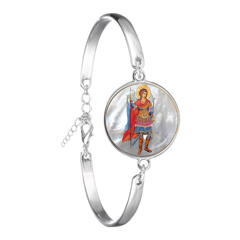 Fashion Angel Pattern Bracelet For Men And Women