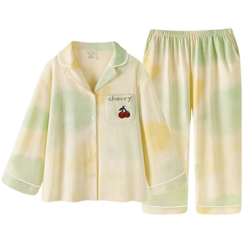 Couple Pajamas Autumn And Winter Men's And Women's Homewear Suit Suitable For Daily Wear