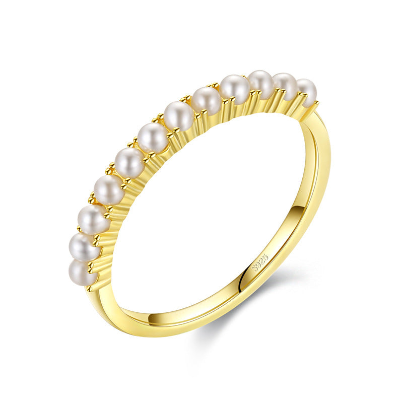 925 Sterling Silver Ring Female Cold Wind Jewelry Set