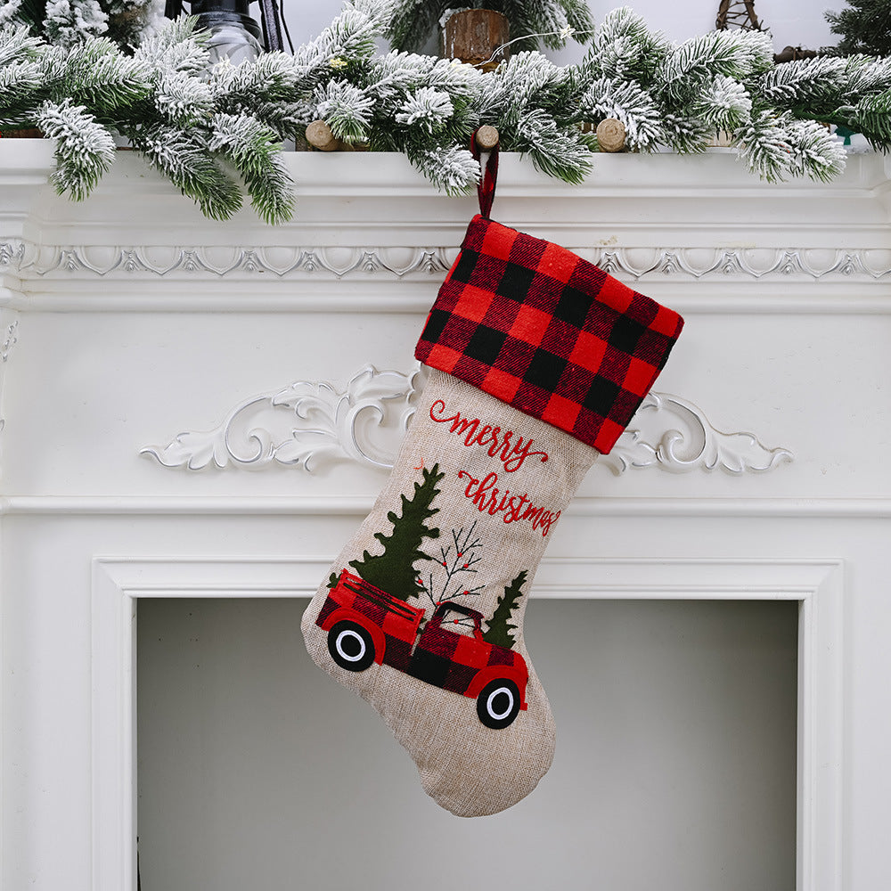 Christmas socks gift bag candy socks