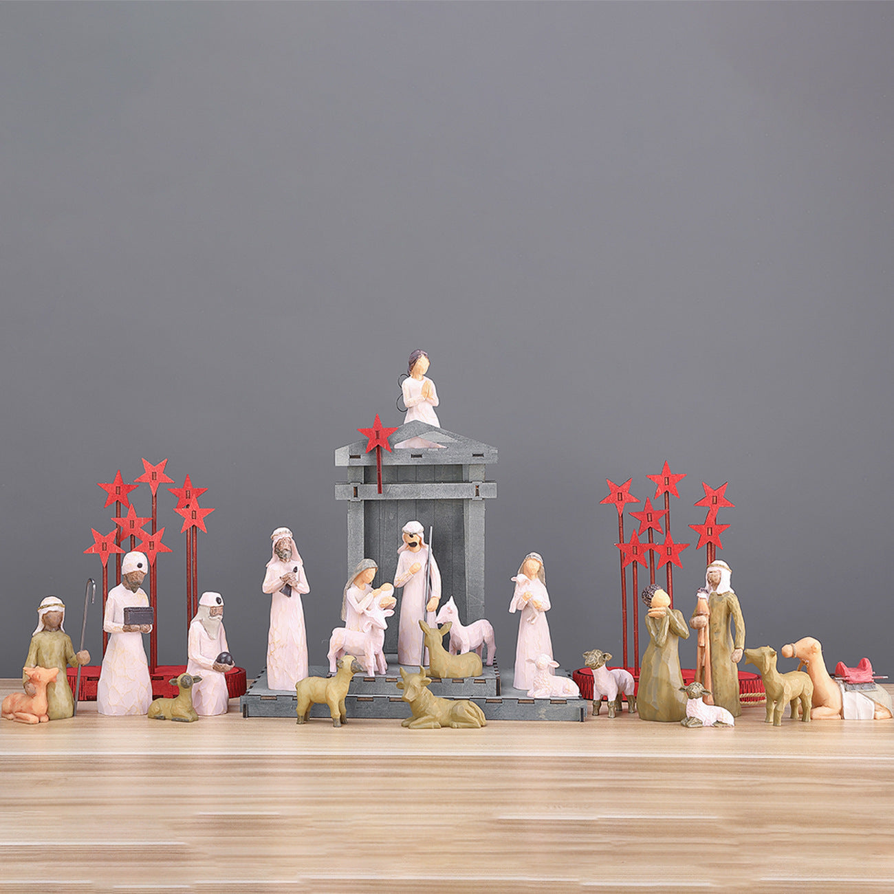 Resin Nativity Set Of 20PCS