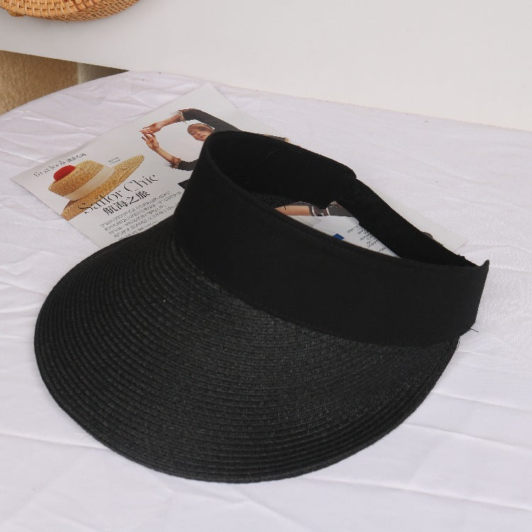 Beach hat straw hat sunscreen sun hat cool hat