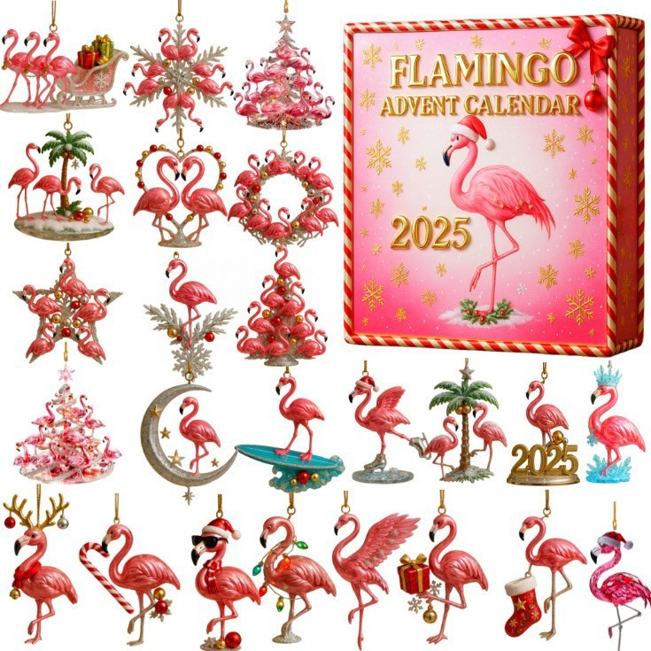 New The Perfect Holiday -- Cat Lovers Advent Calendar Blind Box Christmas Tree Decoration Acrylic Pendant