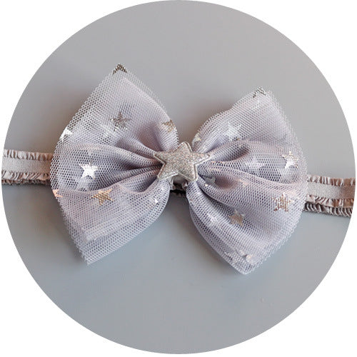 Baby hair with double lace flowers