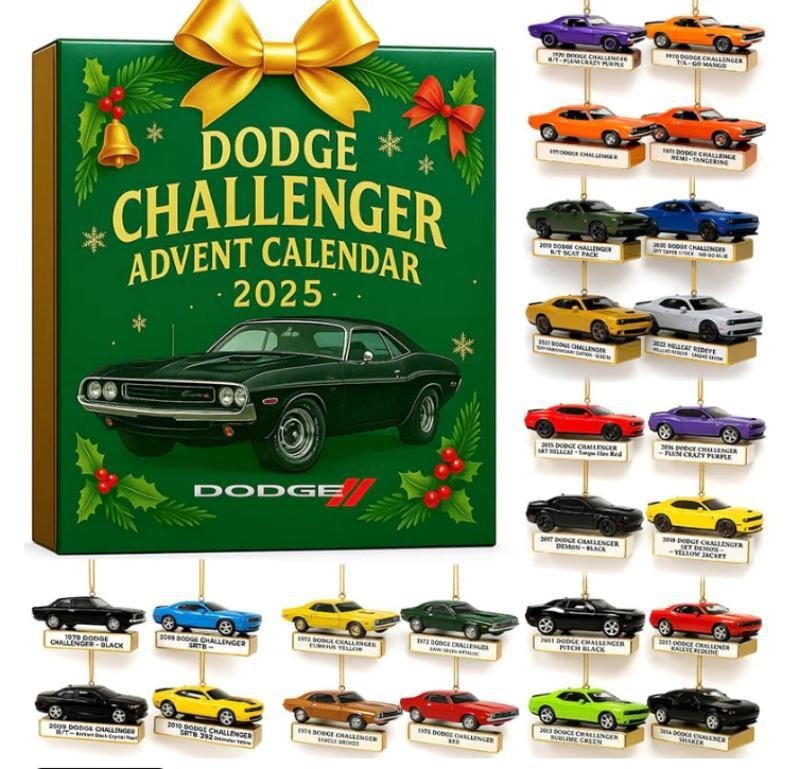 New The Perfect Holiday -- Cat Lovers Advent Calendar Blind Box Christmas Tree Decoration Acrylic Pendant
