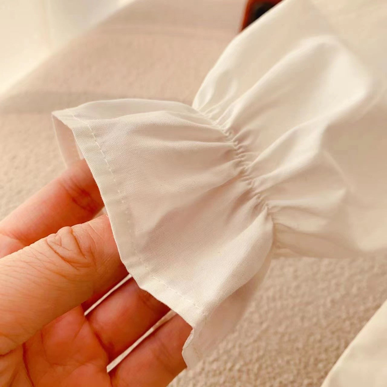 New Girls Flower Embroidery Complex Dress