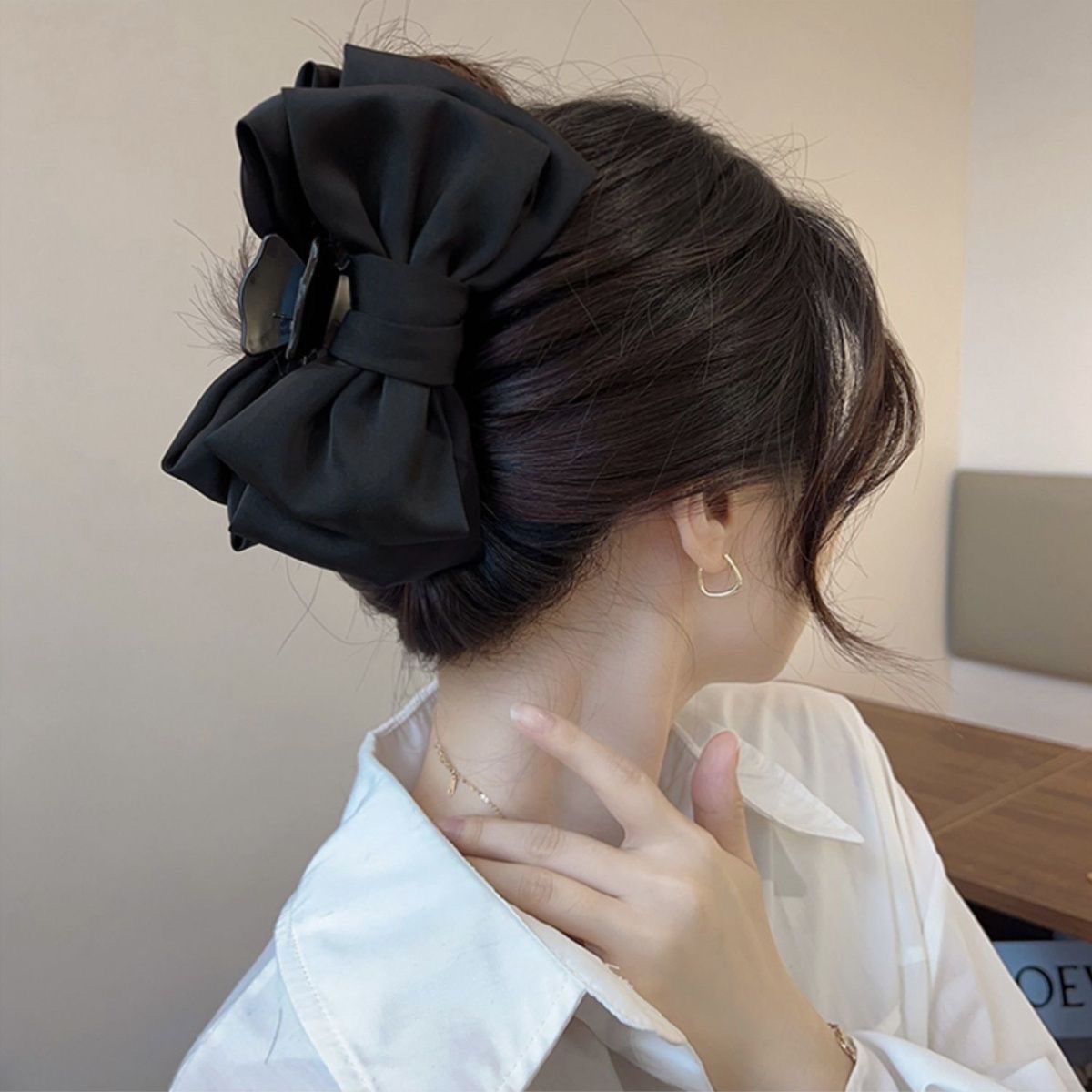 Black Hairpin Large Shark Clip Hair Accessories