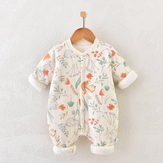Baby Jumpsuit Warmth Retention Material Winter Clothes