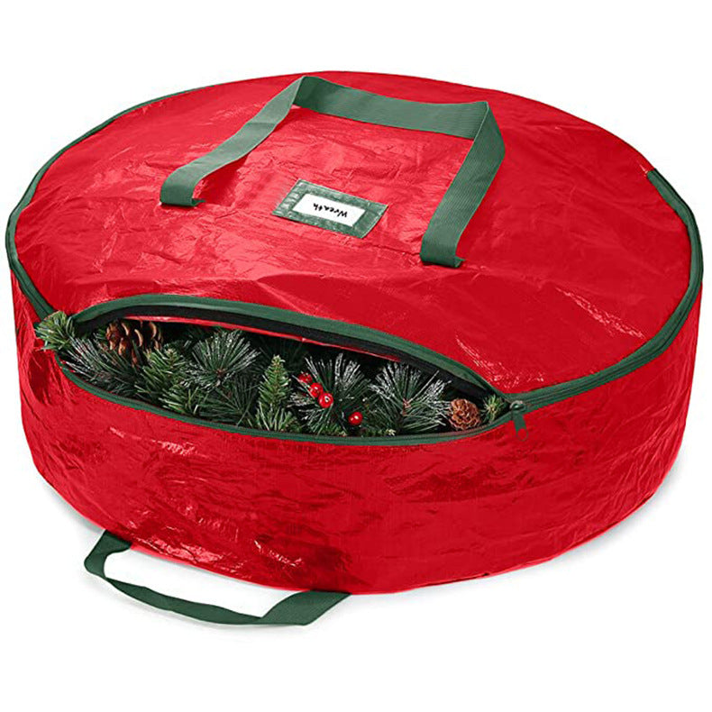 Christmas Wreath Portable Large-capacity Dustproof Storage Bag