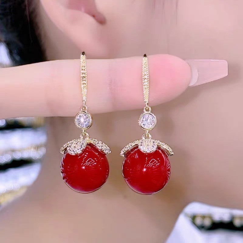 Pearl Earrings For Women Trendy Simple Niche Design Ear Rings