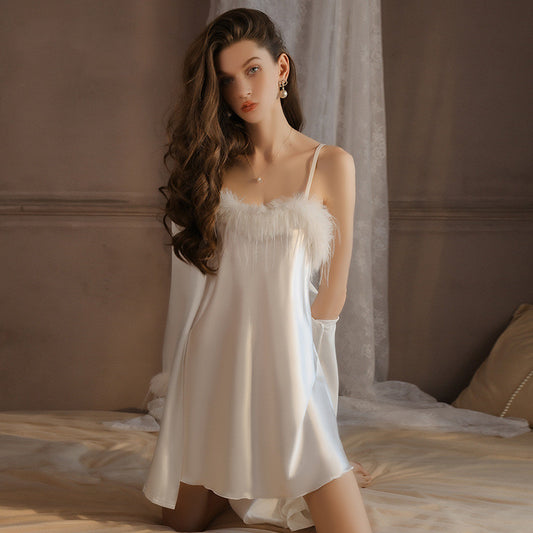 Women's Camisole Evening Gown Nightgown Comfortable Pajamas