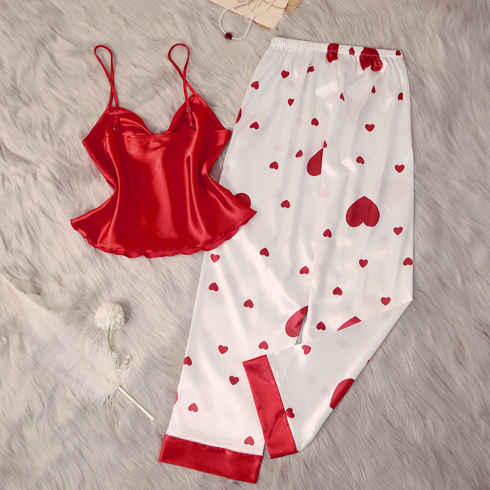 Women's Pajama Camisole Pants Homewear Set