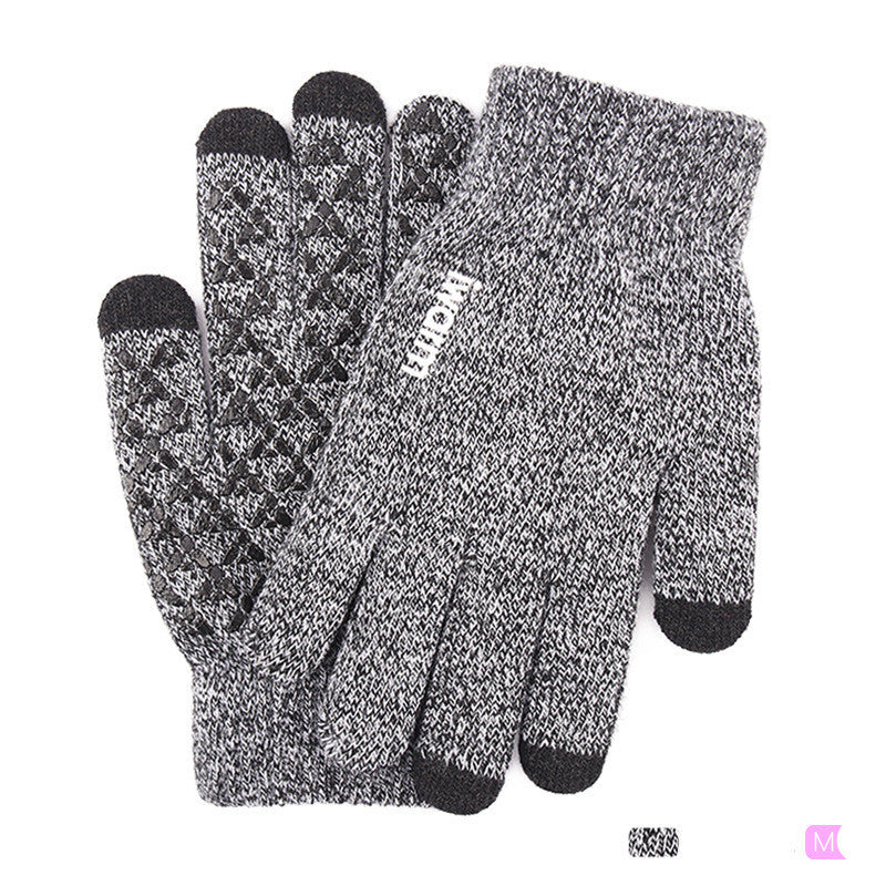 Iwarm touch screen gloves winter warm knit