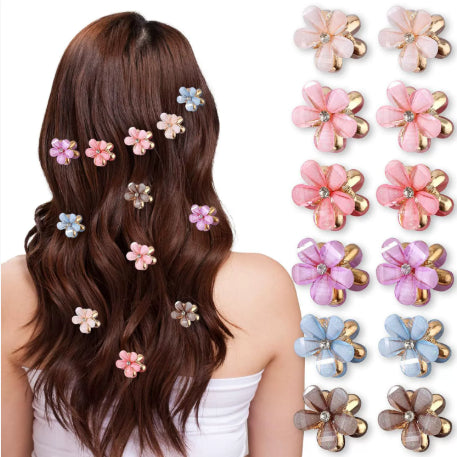 Mini Flowers Small Hair Accessory Hair Accessories Trumpet Simplicity