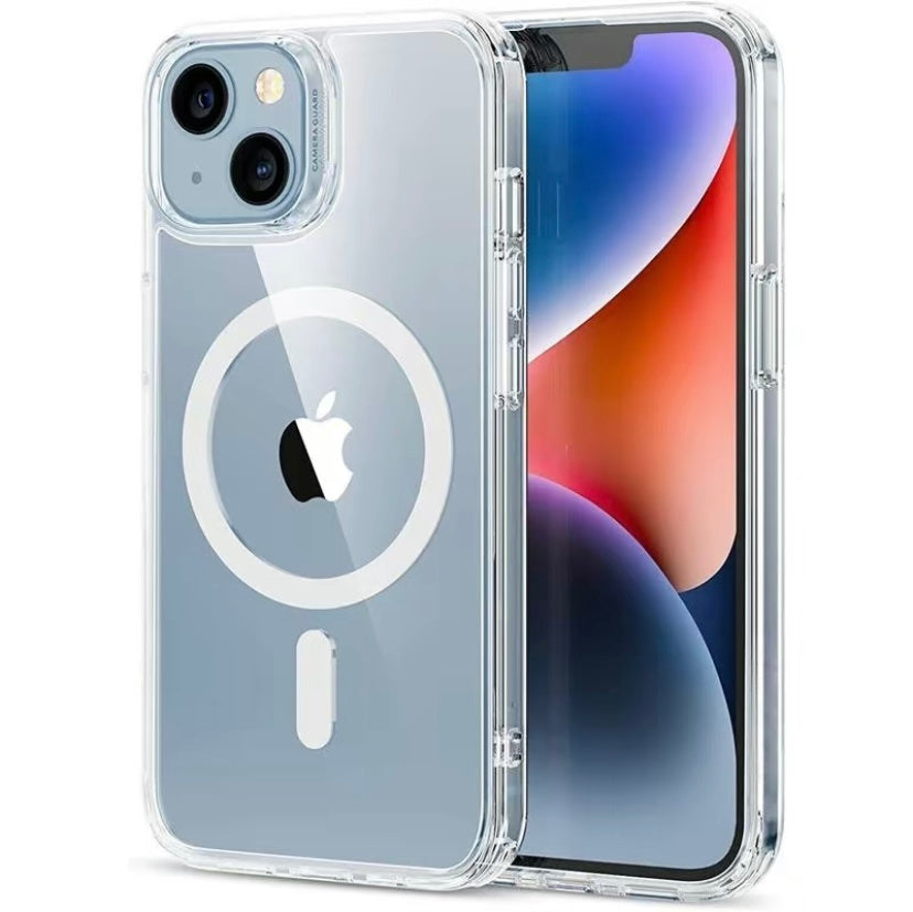For Phone 15 14 Plus, Pro, Pro Max Case, Compatible With MagSafe, Shockproof Military - Grade Protection, Magnetic Phone Case For Phone 15 14 Plus, Pro, Pro Max, Classic Hybrid Case