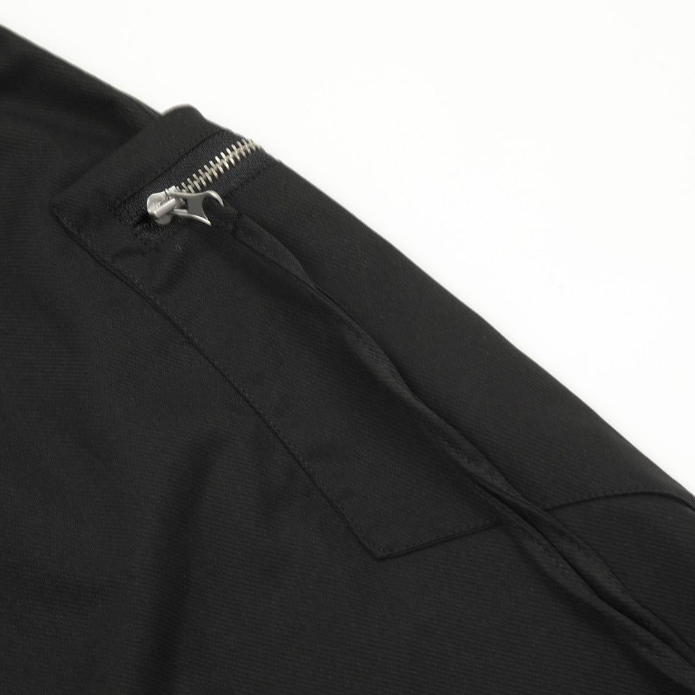 Fashion Pleated Paratrooper Casual Pants Men