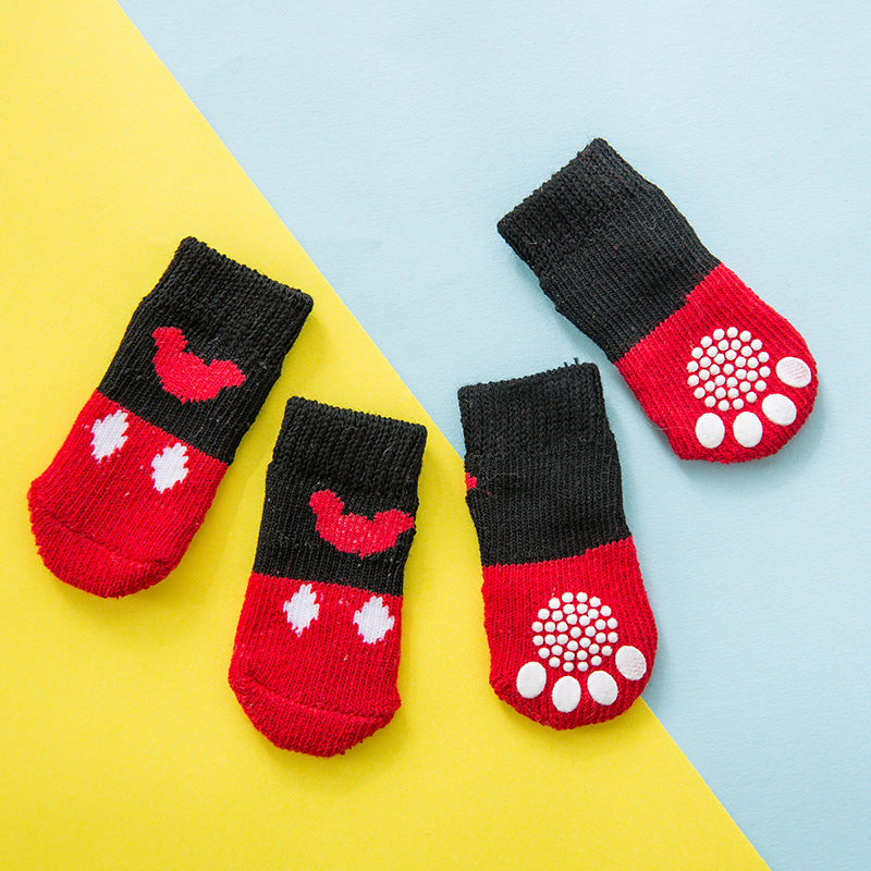Pet Socks Non-slip Bottom Dog Foot Cover