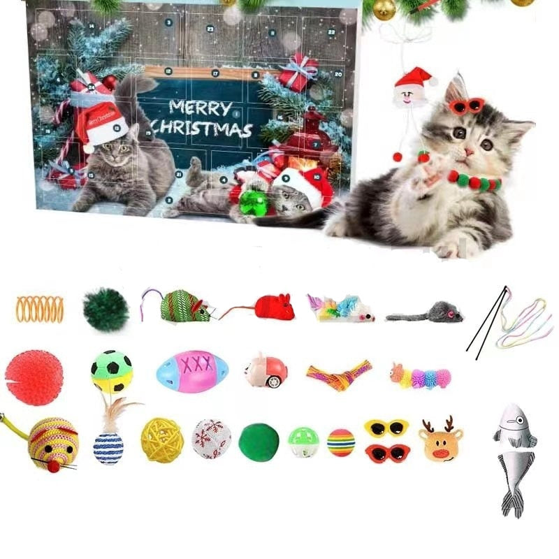 Cat Advent Calendar 2025 Christmas Countdown Blind Box