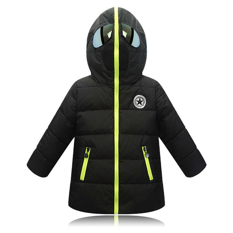 Boys And Girls Glasses Down Jacket Warm