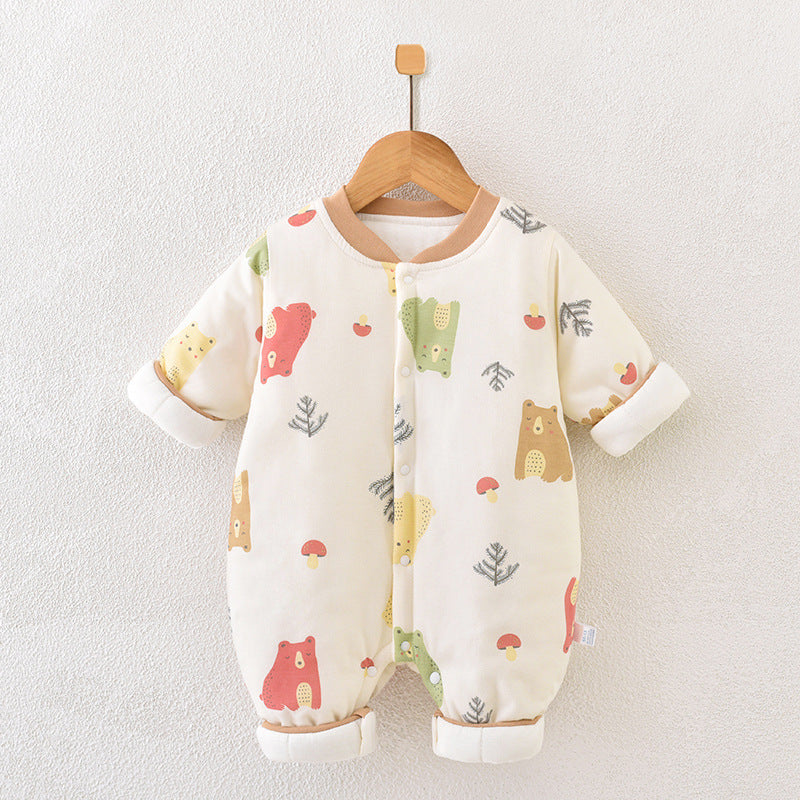Baby Jumpsuit Warmth Retention Material Winter Clothes