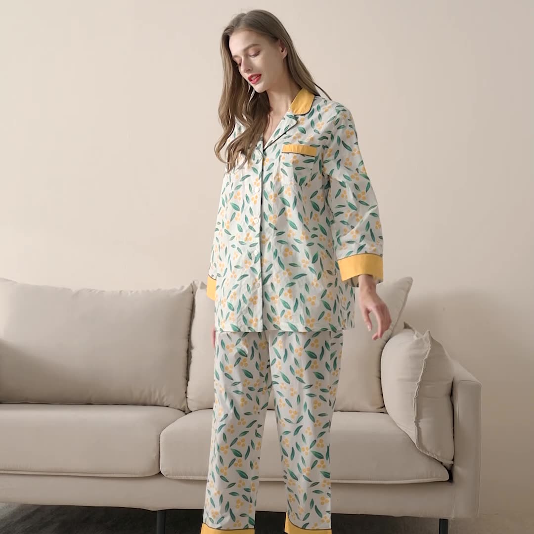 Women's Lavender Flavor Homewear Pajamas Suit