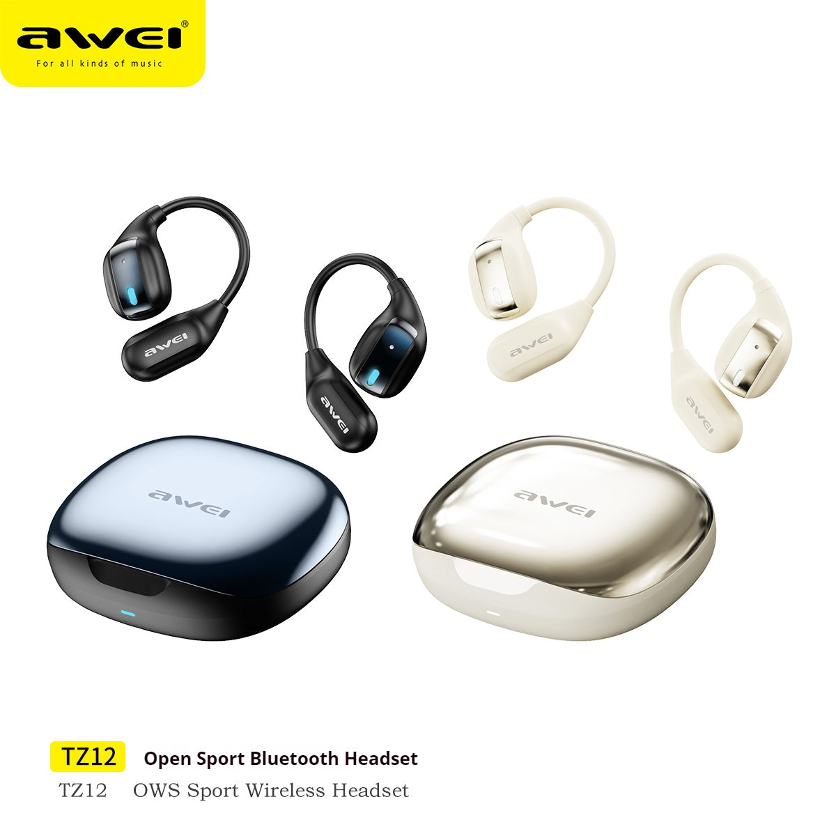 AWEI Open Motion Bluetooth Headphones