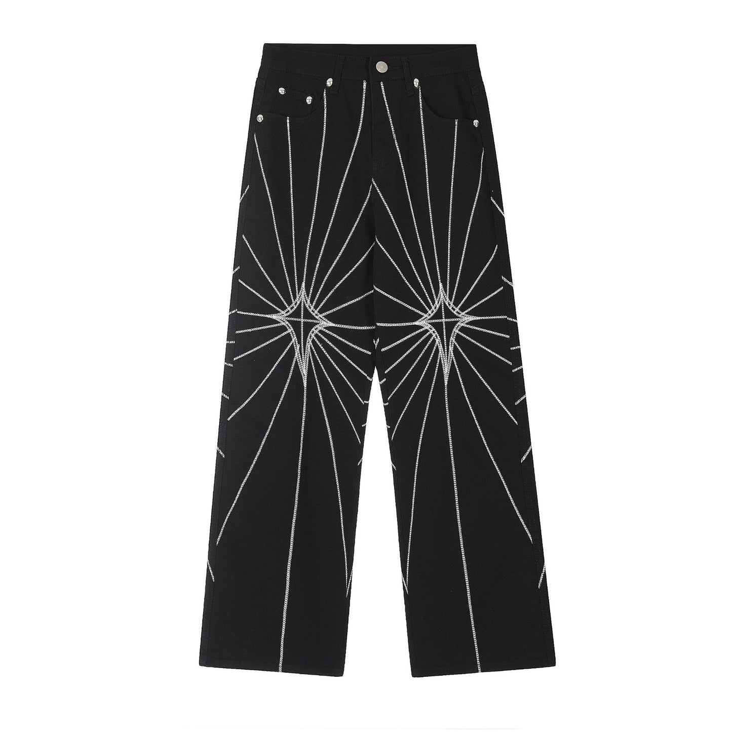 Radiation Striped Casual Pants For Men