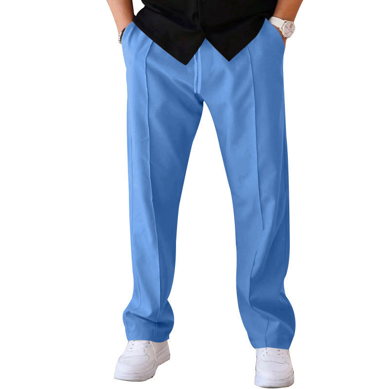 Men's Summer Loose Straight Exercise Casual Pants
