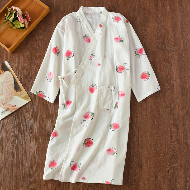 Loose plus size home night gown