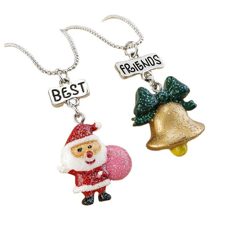 Good Friend Christmas Necklace Set Christmas