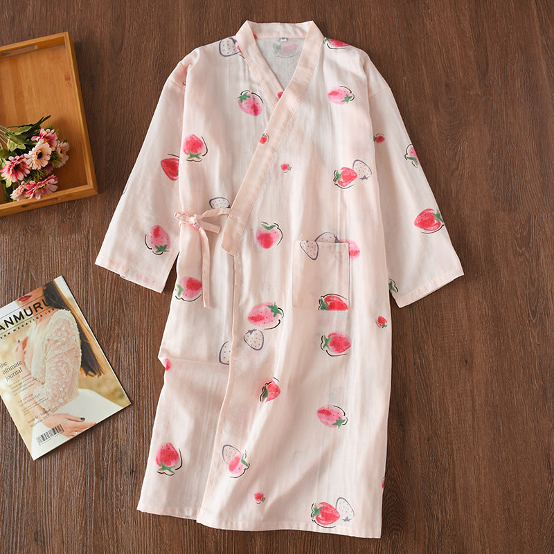 Loose plus size home night gown