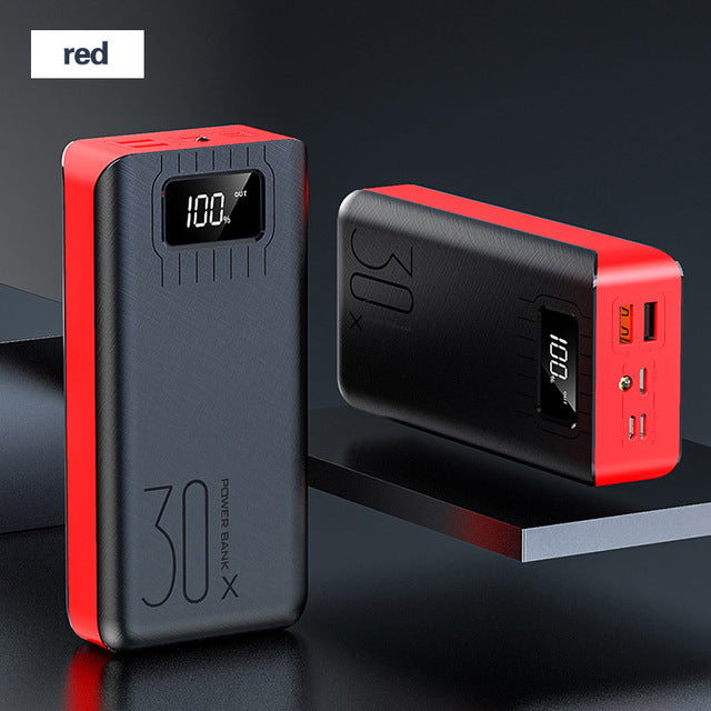 Large-capacity charging treasure 30000 mAh shell