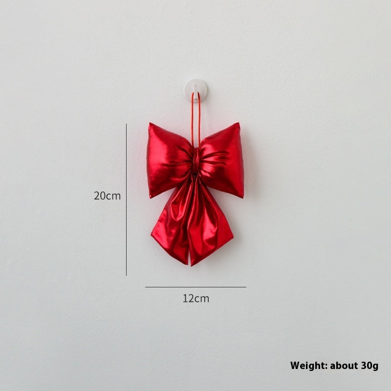 Christmas Decorative Bowknot Scene Layout