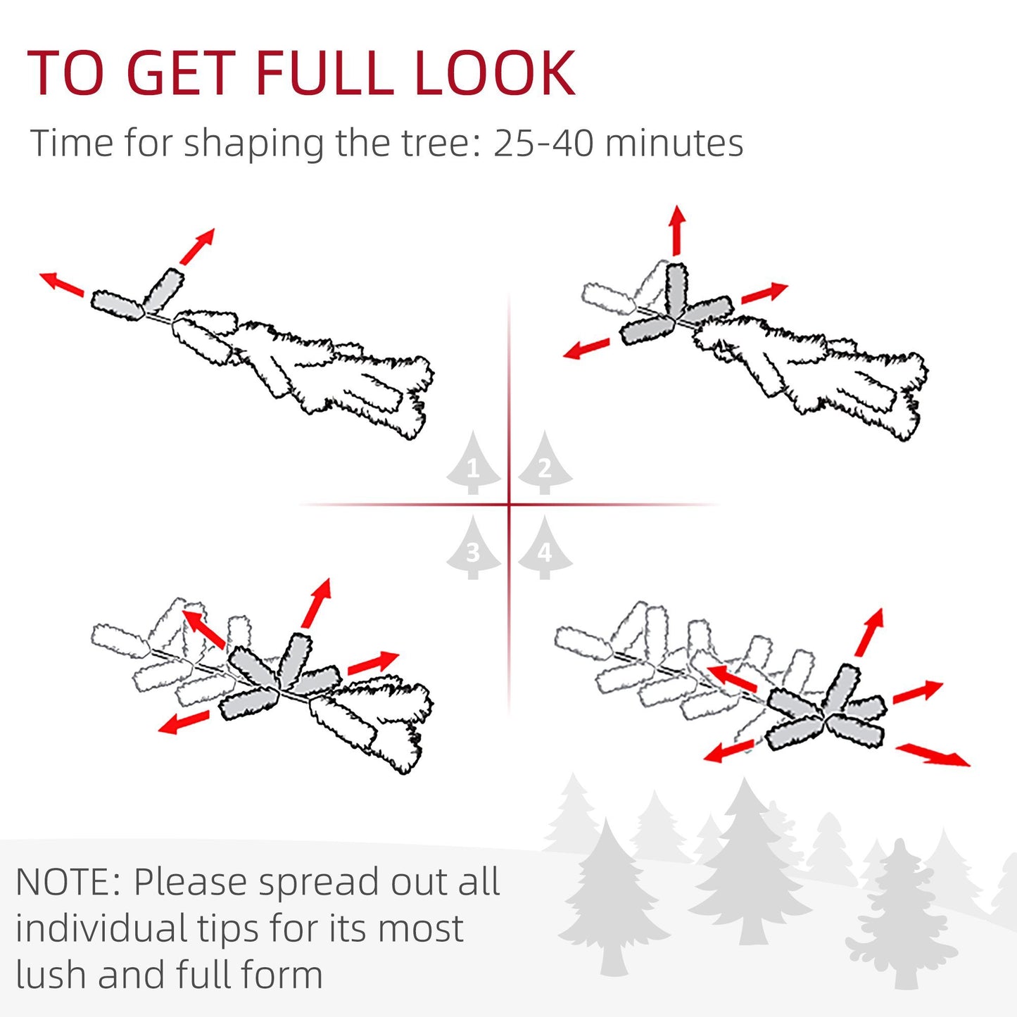 5ft Flocked Christmas Tree, Pencil Christmas Tree With Realistic Branch Tips, Folding Metal Stand