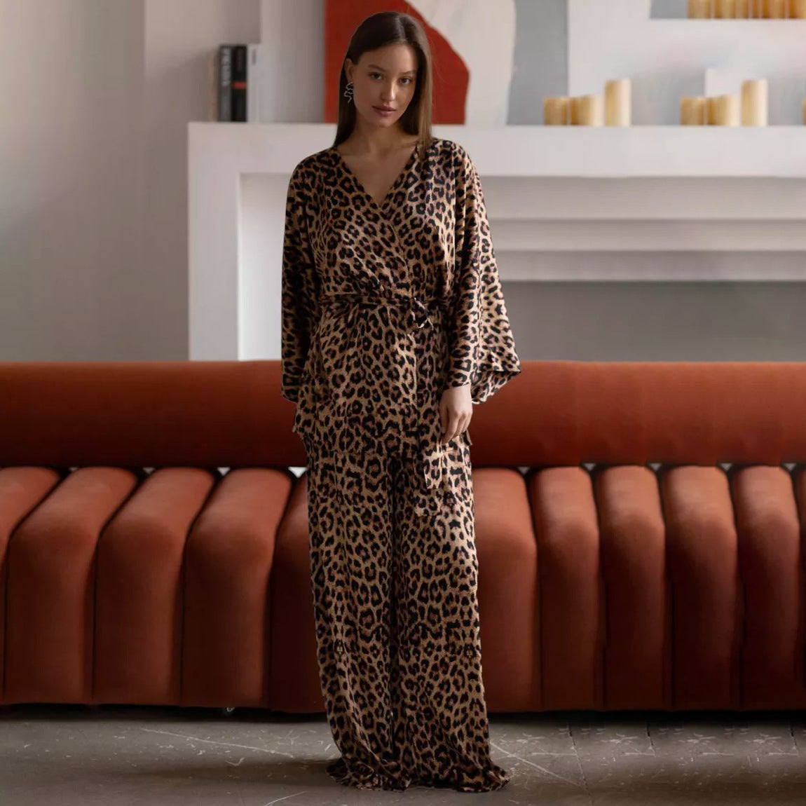 Lace-up Nightgown Comfortable Homewear