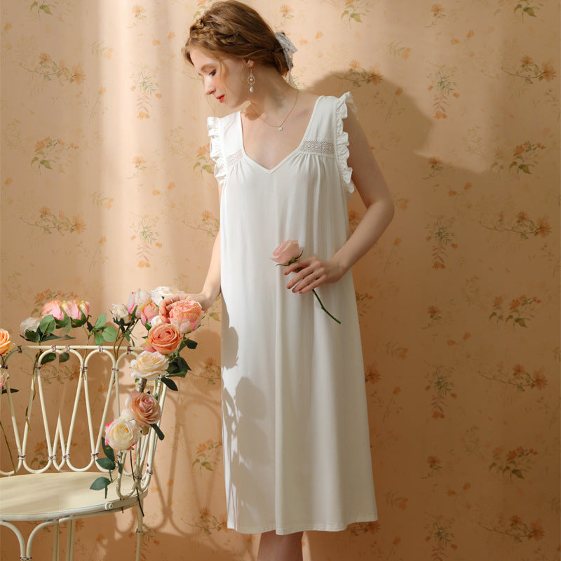 Summer Sleeveless New Nightdress Suspender Pajamas Homewear