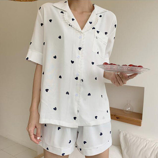 Women's Fashion Homewear Sweet Pajama Set