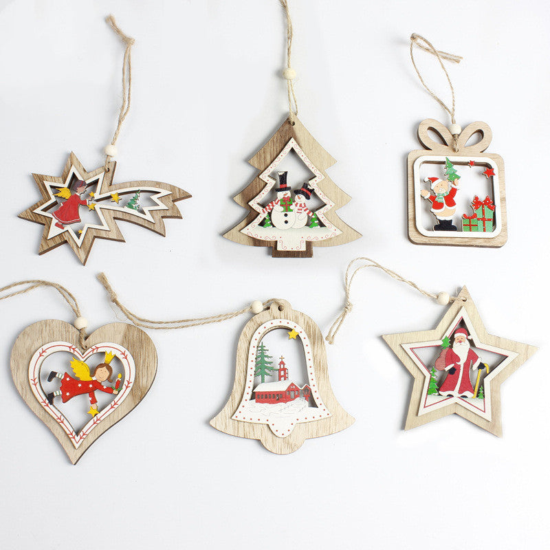 Christmas Tree Creative Painted Decoration Pendant