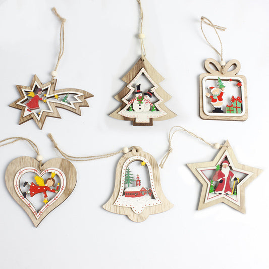 Christmas Tree Creative Painted Decoration Pendant