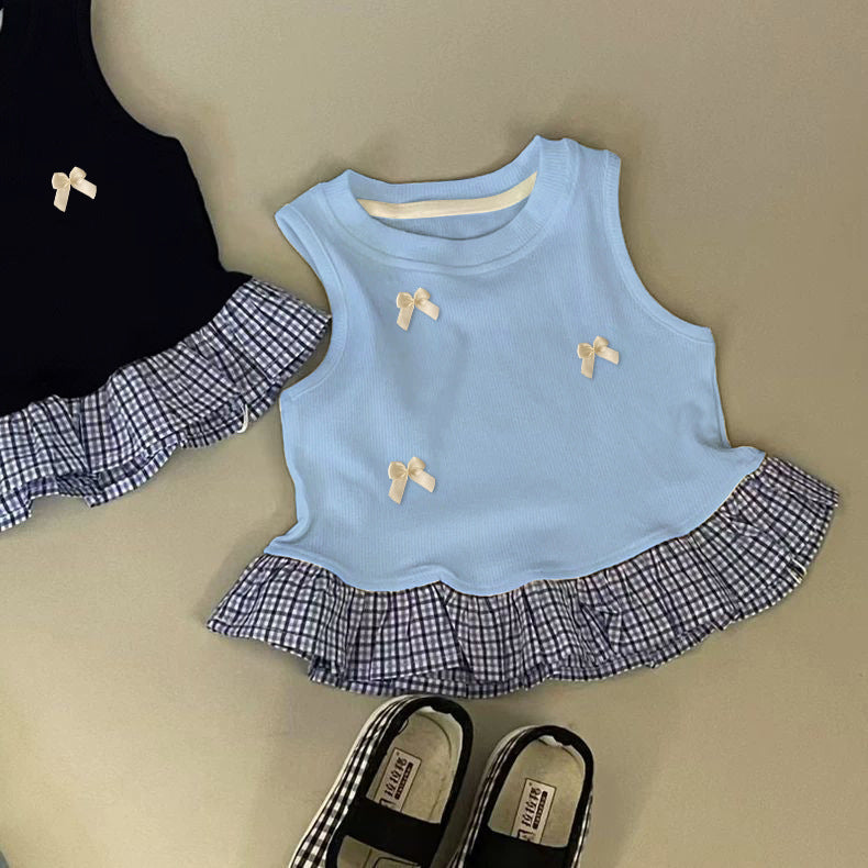 Children's Vest Top Girls' Western Style