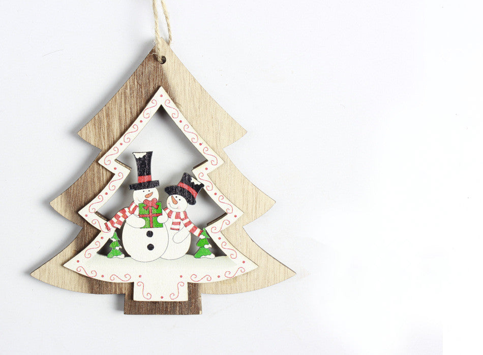 Christmas Tree Creative Painted Decoration Pendant