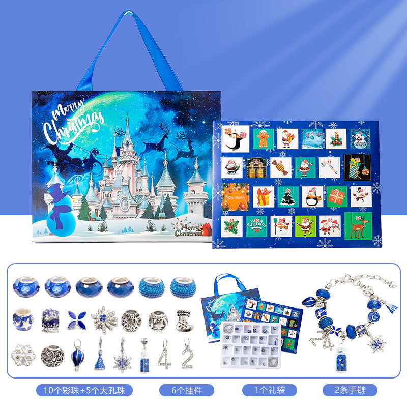 Diy Creative Children's Bracelet Ornament 24 Grid Calendar Christmas Blind Box